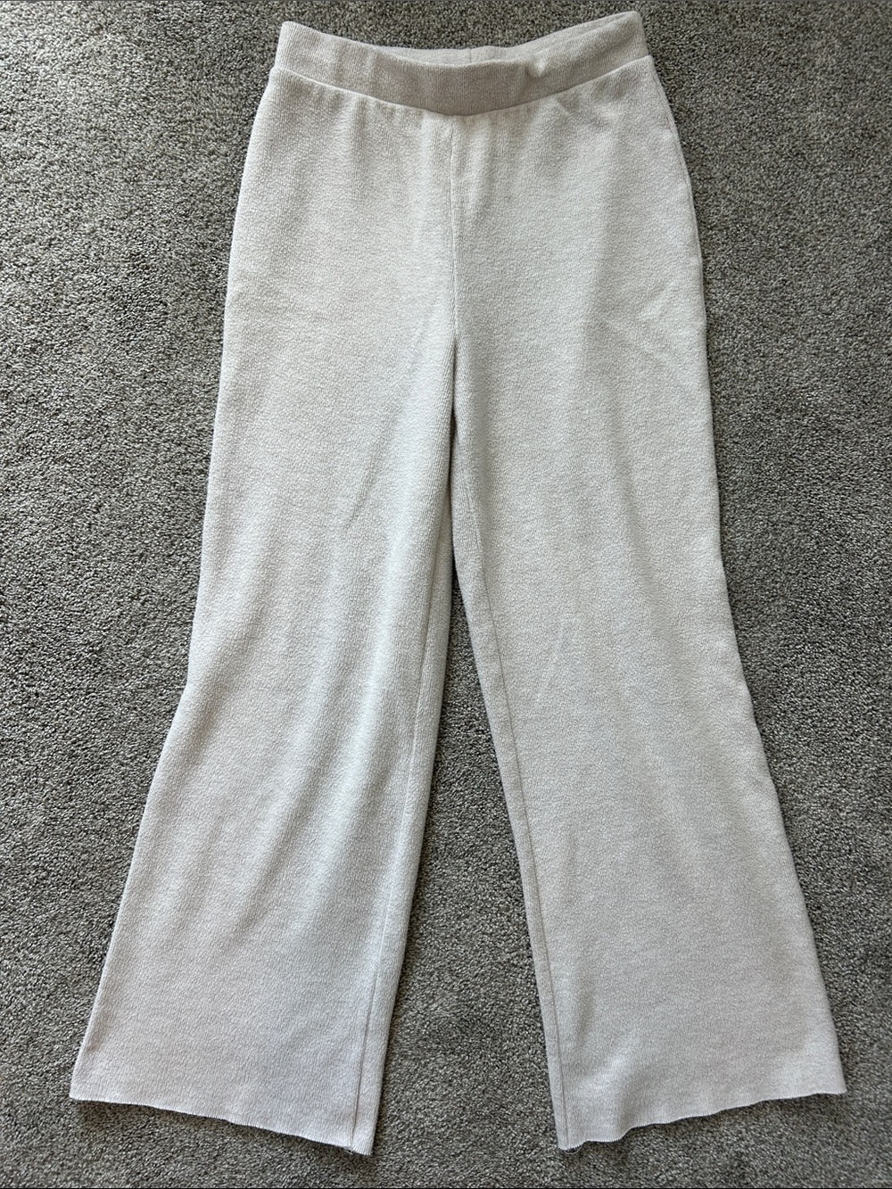 Zara Womens Wide-Leg Knit Pants - Small